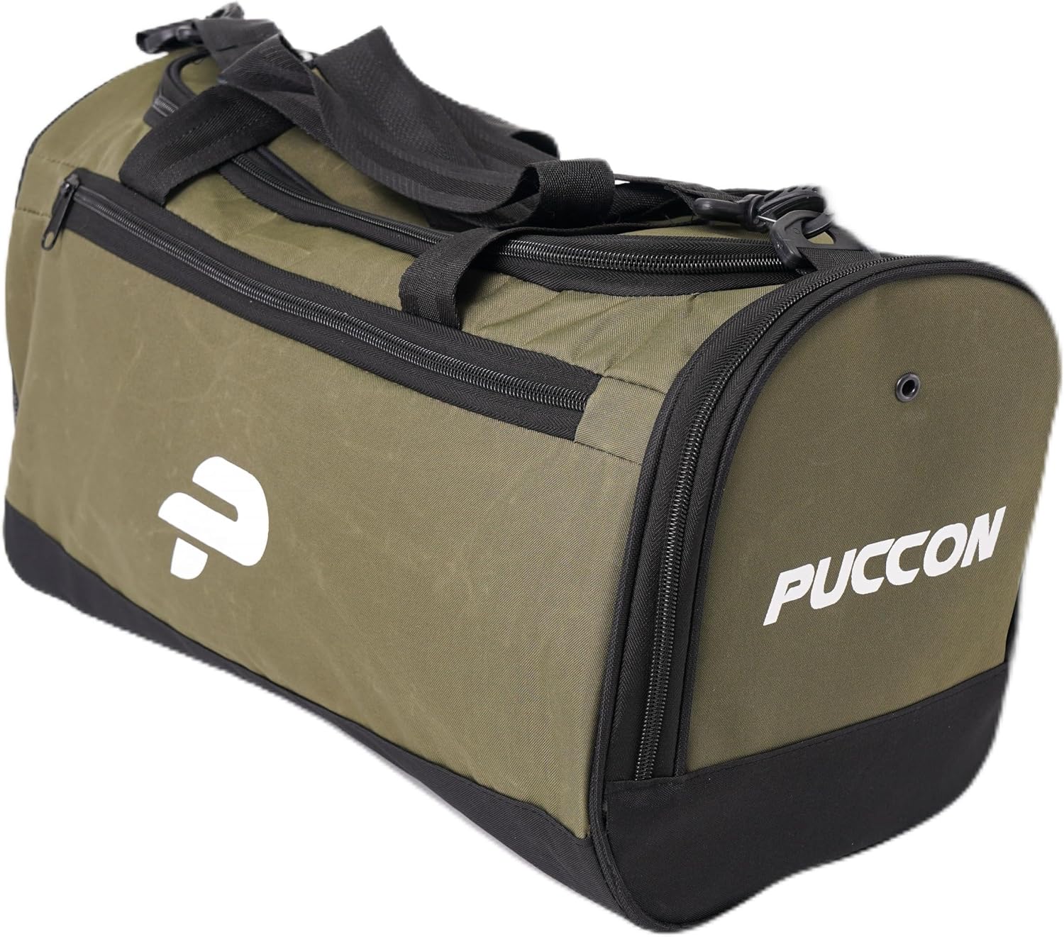 Sports, Fitness and Travel Bag with Shoulder Strap with Green Shoe Compartment
