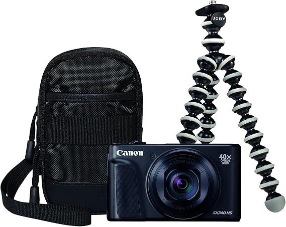 Canon Powershot SX740 HS Travel Kit Zwart
