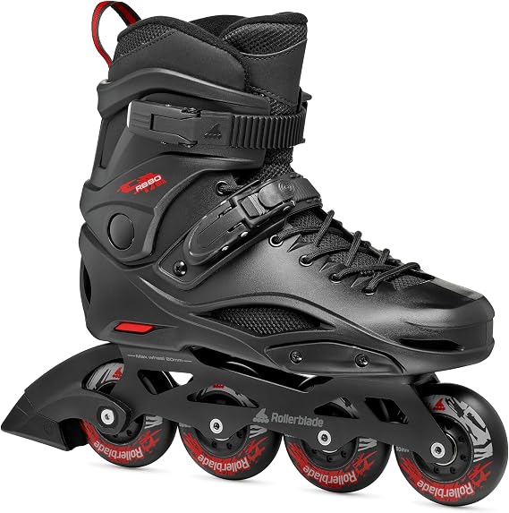 Rollerblade RB 80 メンズ アーバン インラインスケート ブラックとレッド