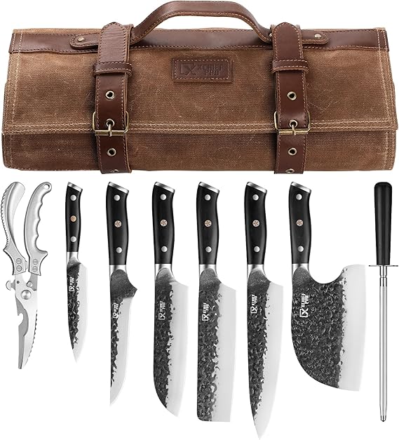 Hand Forged Japanese Knife Set of 6