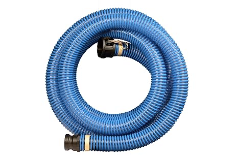 Apache 98106506 PVC Suction Poly Cam and Groove, 40 psi, 2" Inside Diameter, Blue