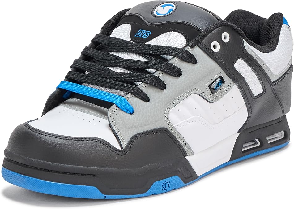 DVS Men's Enduro Heir, White/Black/Grey, 10.5