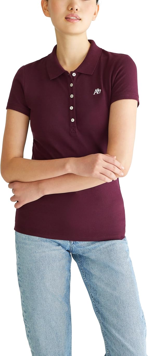 AEROPOSTALE Women's Aero Solid A87 Polo