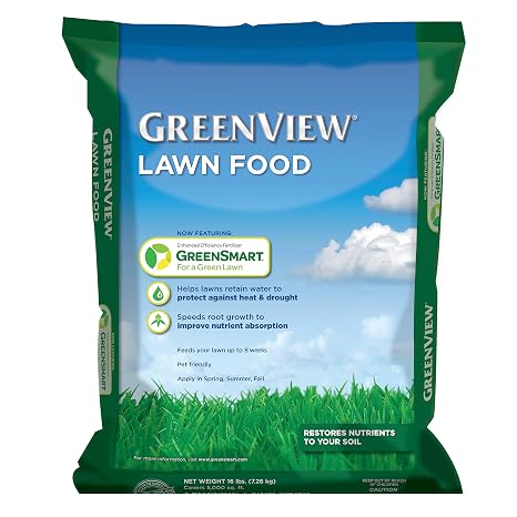 GreenView Lawn Food Grass Fertilizer, 16 lb. Bag, Covers 5,000 sq. ft.