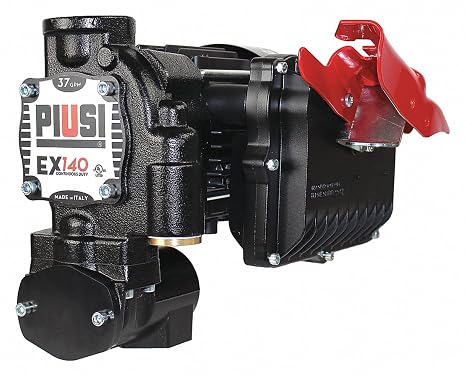 Fuel Transfer Pump,Rotary Vane,1 HP
