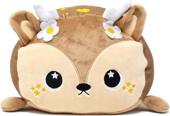 Moosh-Moosh Large Premium Softest Mellow Plush Stuffed Animals - Kids Cuddly - Award Winning - Snuggle Stack Collection (CHEWMOCA)