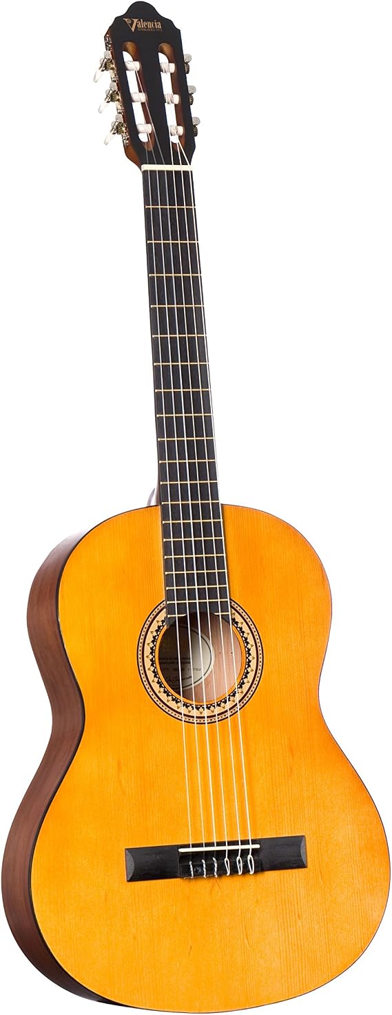Valencia Vc204l Classic Guitar, Scale 4/4, Left-handed, Natural Mat, Cover