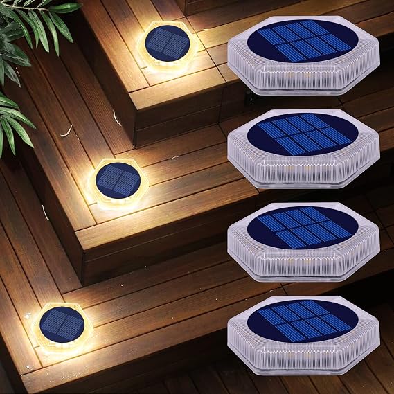 4 Pack Step Lights + 4 Pack Deck Lights