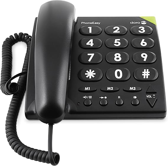 Doro 311C Black 311C 10 entries Black