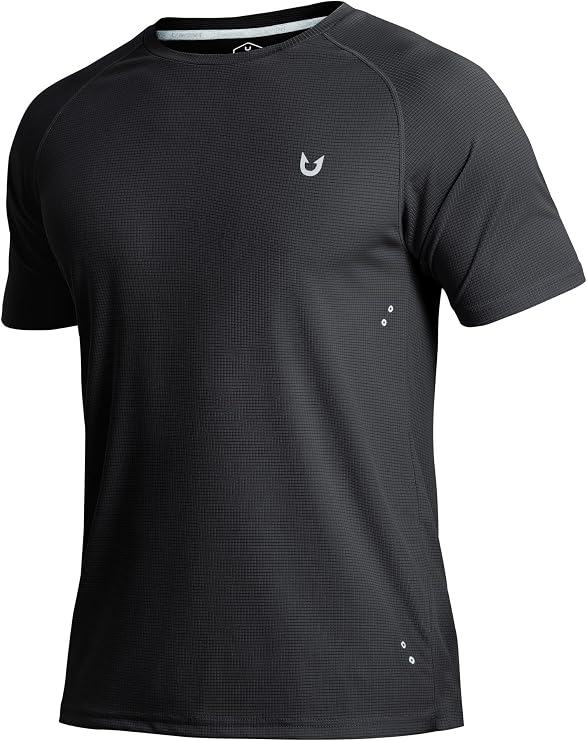 NORTHYARD Men's Athletic Running Shirts Workout Gym Short-Sleeve Quick Dry