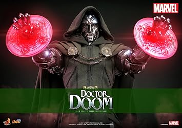 Hot Toys Marvel Comics Fantastic Four Doctor Doom 1/6 Scale 12" Collectible Figure