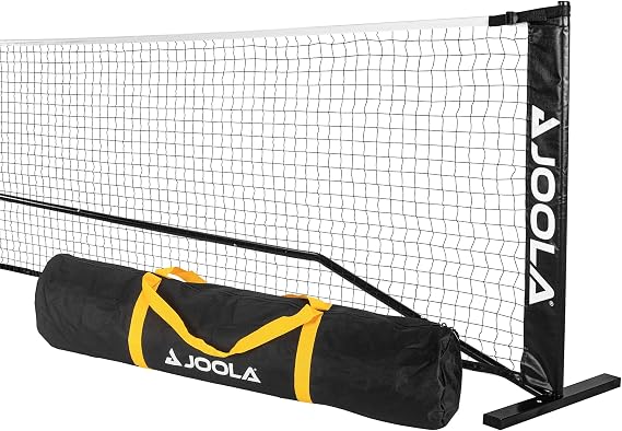 JOOLA Elemental Pickleball Net - Regulation Height 36" Post & 34" Center, USAPA Recommended Length 22' - Steel Frame & Durable Net, Portable Pickleball Net with Carry Bag for Quick and Easy Assembly