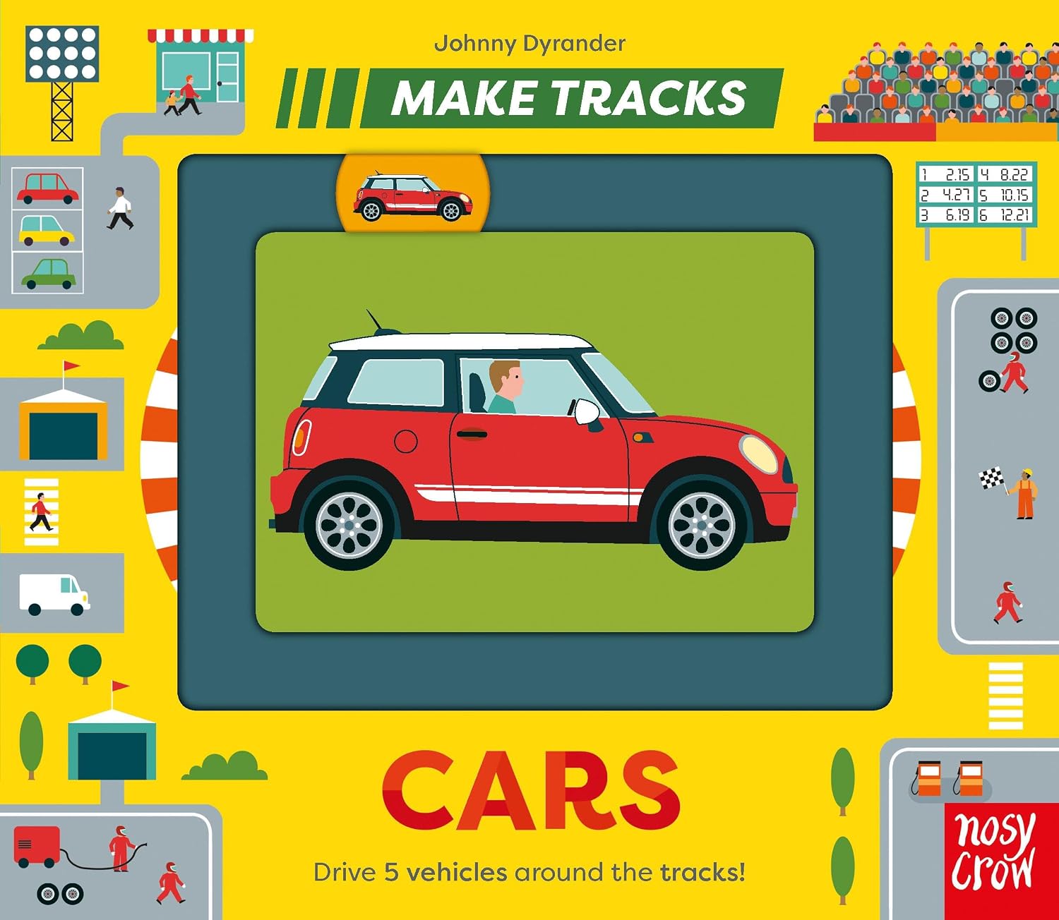 Make Tracks: Cars Board book – September 5, 2023