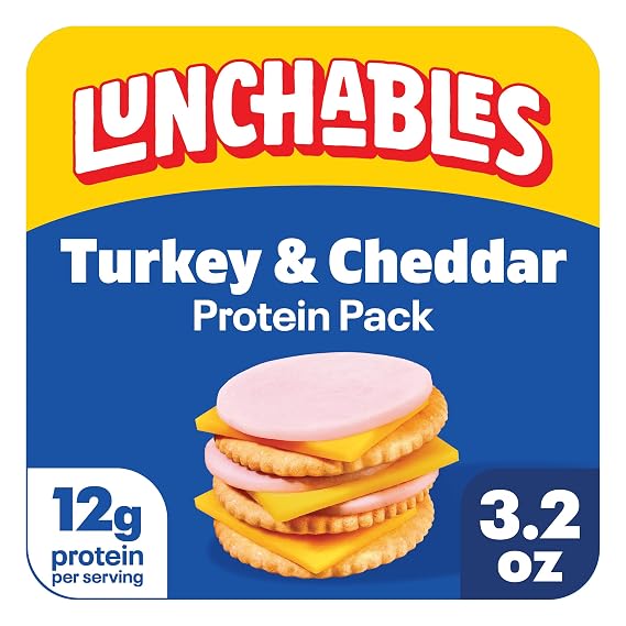 Lunchables, Protein Pack, Turkey & Cheddar, 3.2 oz Pack