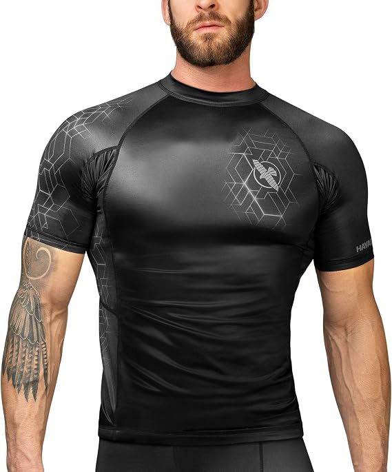 Hayabusa Geo Short Sleeve BJJ Rash Guard