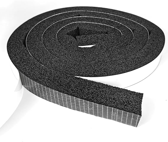 Topiverse Weather Stripping, Door Seal Strip, 1 in x 1 in x 6.5 Ft