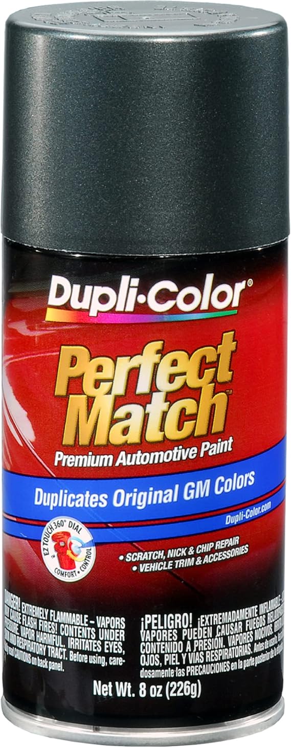 Dupli-Color Perfect Match Premium Automotive Paint, Storm Gray (M), 8 oz