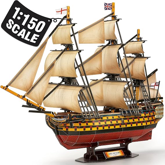 CubicFun 3D 189 Parça Puzzle HMS Victory Donanma Gemisi