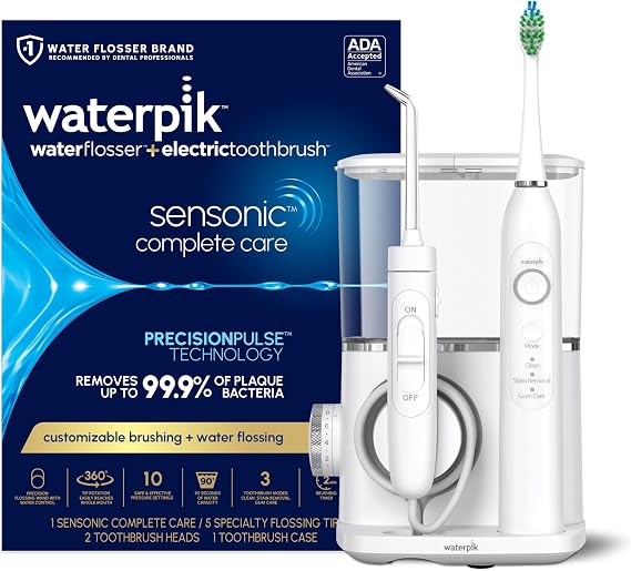 Waterpik Sensonic Complete Care Water Flosser & Electric Toothbrush Combo