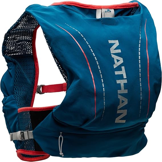 Nathan VaporAir Lite 4 Liter Vest & Hydration Pack with 2L Bladder, Front Water Bottle Pockets, Soft & Breathable Material for Comfort