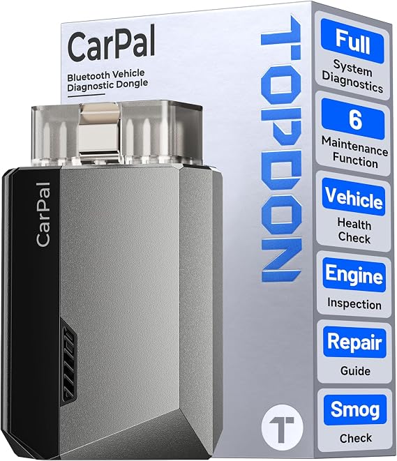 TOPDON Carpal OBD2 Scanner Bluetooth - All System Diagnostic Tool with AI