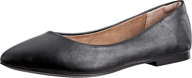 Amazon Essentials Women's Pointed-Toe Ballet Flats