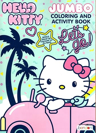 Hello Kitty - Lets Go! - Jumbo Coloring & Activity Book