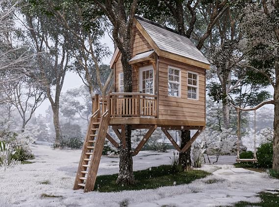12'x12' Two Tree Treehouse Bracket Kit