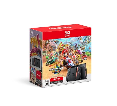 Nintendo Switch 2 + Mario Kart World Bundle (includes 3-month NSO Individual Membership)