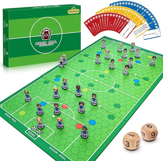 Original Soccer Board Game, Tactical Soccer Tabletop Game with Formations