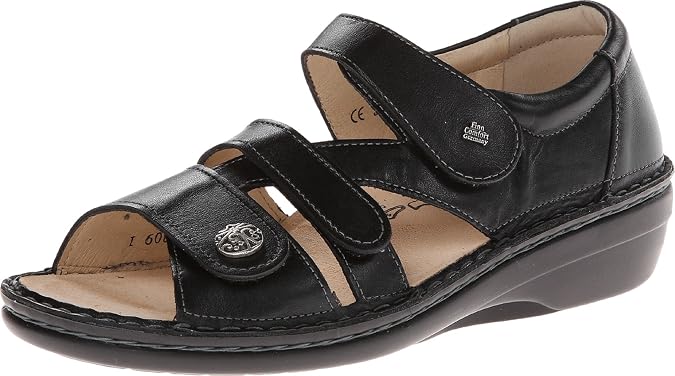 Finn Comfort Women's Sintra, Black Nappa Leather, 36 (US Women's 5.5-6) Medium