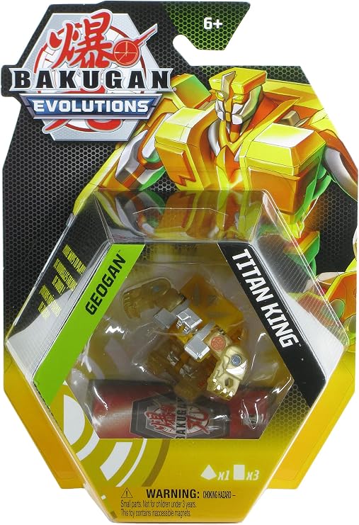 Bakugan Evolutions 2022 Aurelus Titan King Geogan Collectible Action Figure and Trading Cards