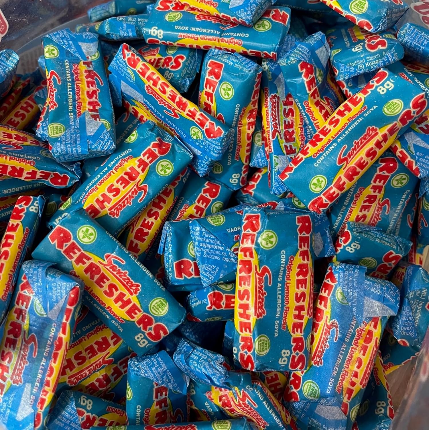 Swizzels Retro Individually Wrapped Sweets | Bulk Box Assorted Sweet Pick and Mix Selection | For Parties, Gifts, Sharing, Seasonality, Special Events Swizzels Refreshers Chews x 60