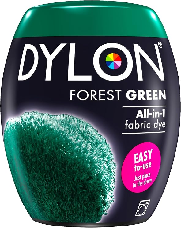 New Dylon 350g Machine Dye Pods - Full Range of New Colours Available! (Forest Green)