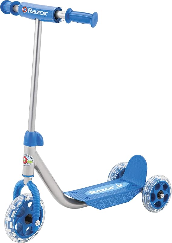 Razor Jr. Lil Kick 3-Wheel Kick Scooter for Younger Children (Ages 3+), Max Rider Weight 44 lb (20 kg)