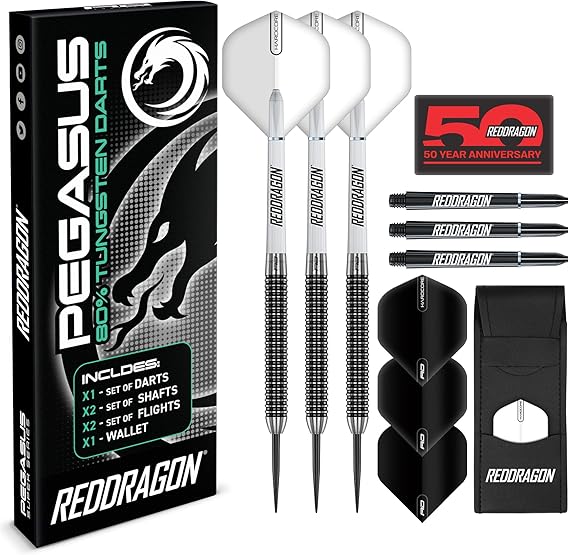 RED DRAGON Darts | Pegasus Original or Switch Point | Tungsten Darts Set