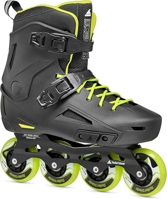 Rollerblade Lightning Men's Urban Inline Skates Black/Lime