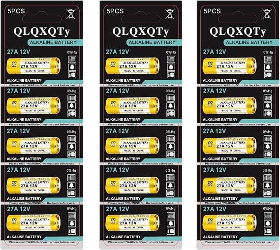 15pack A27 27A A27S MN27 12V Alkaline Battery