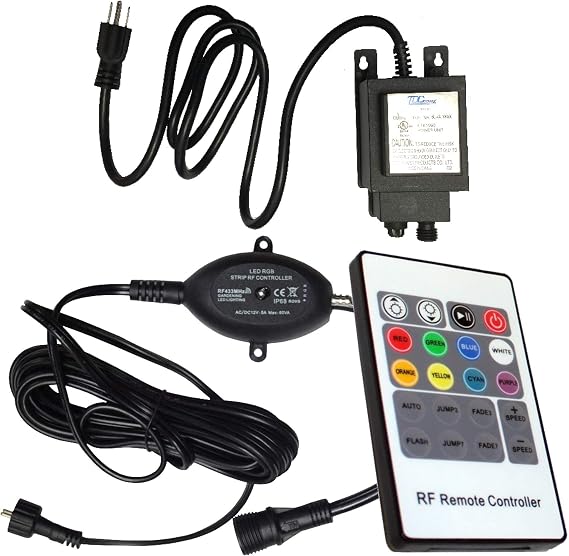 Ignite Landscape Lighting 12-Watt Transformer, Remote, and Controller for Light Bars - RC12WATT