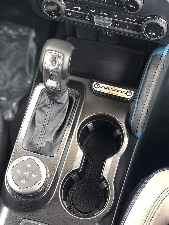 Foam Cup Holder Inserts - Compatible with 2021-2026 Bronco