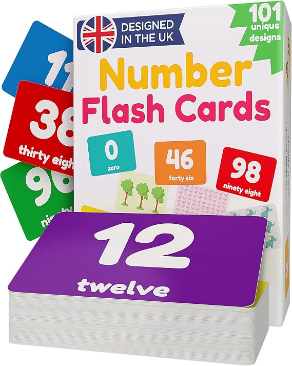 Number Flash Cards 1-100 | Learn Numbers & Play Games | Kids Number Cards Learning Toys for 2 Year Old and Up | Learn To Count |