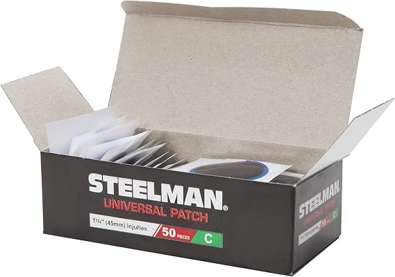 Steelman JSRG6 1-3/4-Inch Universal Tire Repair Patch, Box of 50