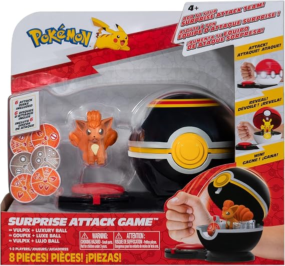 Pokemon Sürpriz Atak Oyun Seti Vulpix & Luxury Ball