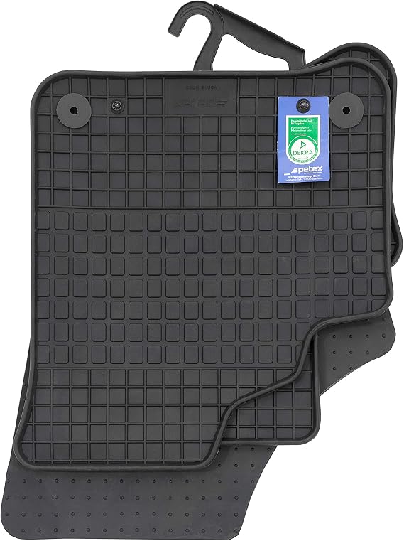 PETEX Rubber Mats for E-Up from 09/2019 Black Set of 4