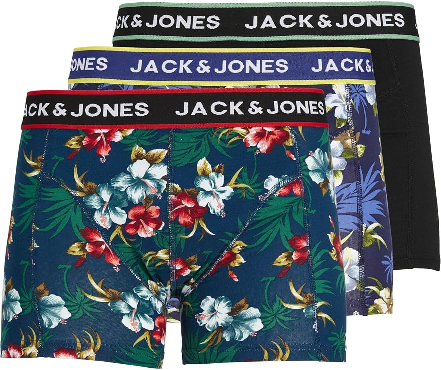 Jack & Jones Boxershorts 3 Pack Men's Boxer Shorts (Pack of 3)