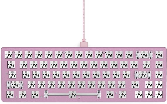 GLORIOUS GMMK 2 Compact 65% Barebones Keyboard Kit (Pink)