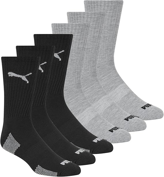 PUMA Men's Crew Socks (6-Pack)
