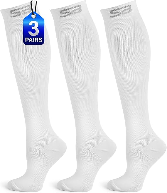 SB SOX 3-Pair Compression Socks (15-20mmHg)