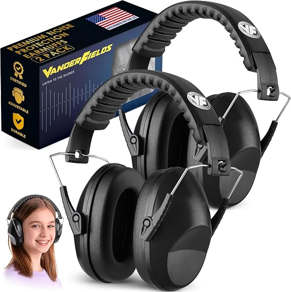 Kids Noise Canceling Headphones - 31 dB (2K Hz) - Ear Protection Earmuffs