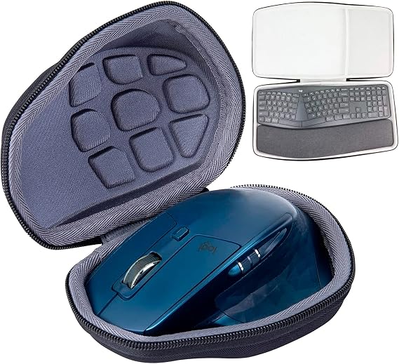 Hard case for Logitech MX Master 2S Mouse+Ergo K860 Keyboard